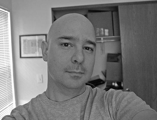 John Scalzi, circa 2005. Self portrait by John Scalzi.